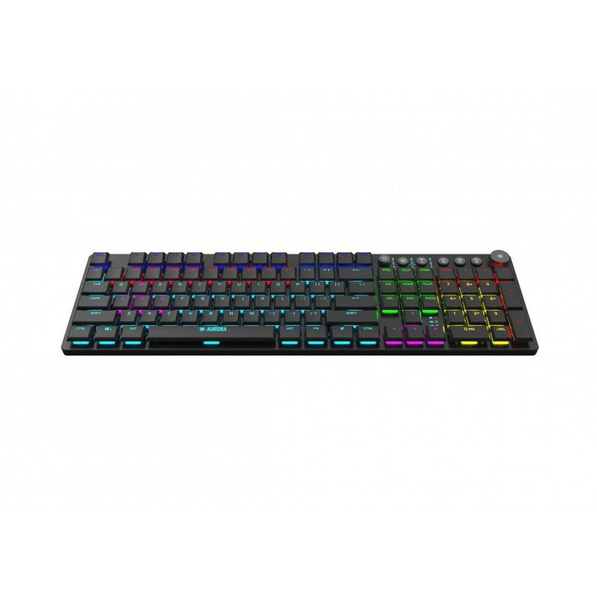 Tastiera Ibox AURORA K-6 Nero Inglese QWERTY